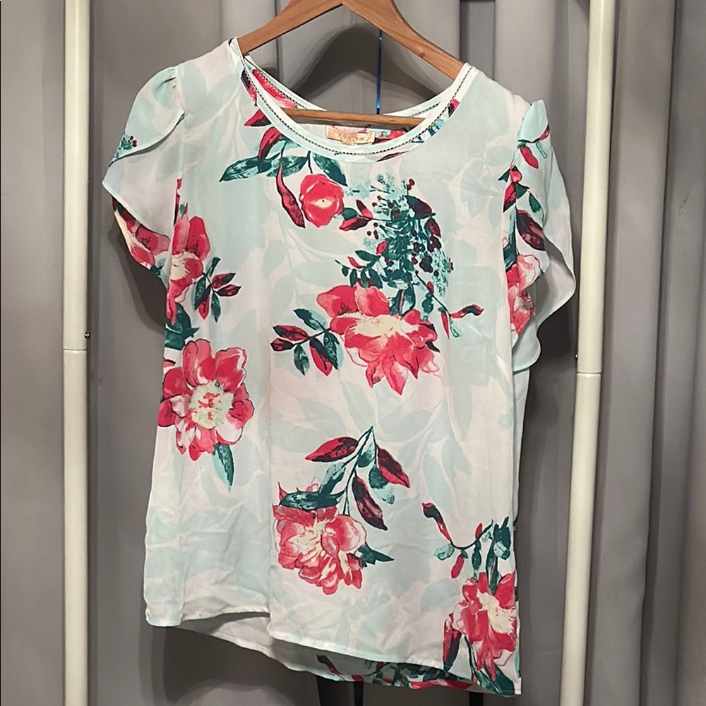 Floral Print Women's Top